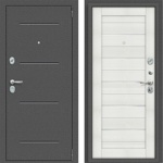 Дверь Порта R 104.П22 Антик Серебро/Bianco Veralinga- фото