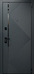 Дверь Порта R 87.50.1 Graphite Pro/Super White