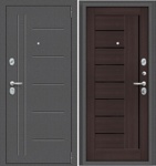 Дверь Порта S 109.П29 Антик Серебро/Wenge Veralinga- фото