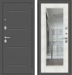 Дверь Порта R 104.П61 Антик Серебро/Bianco Veralinga- фото
